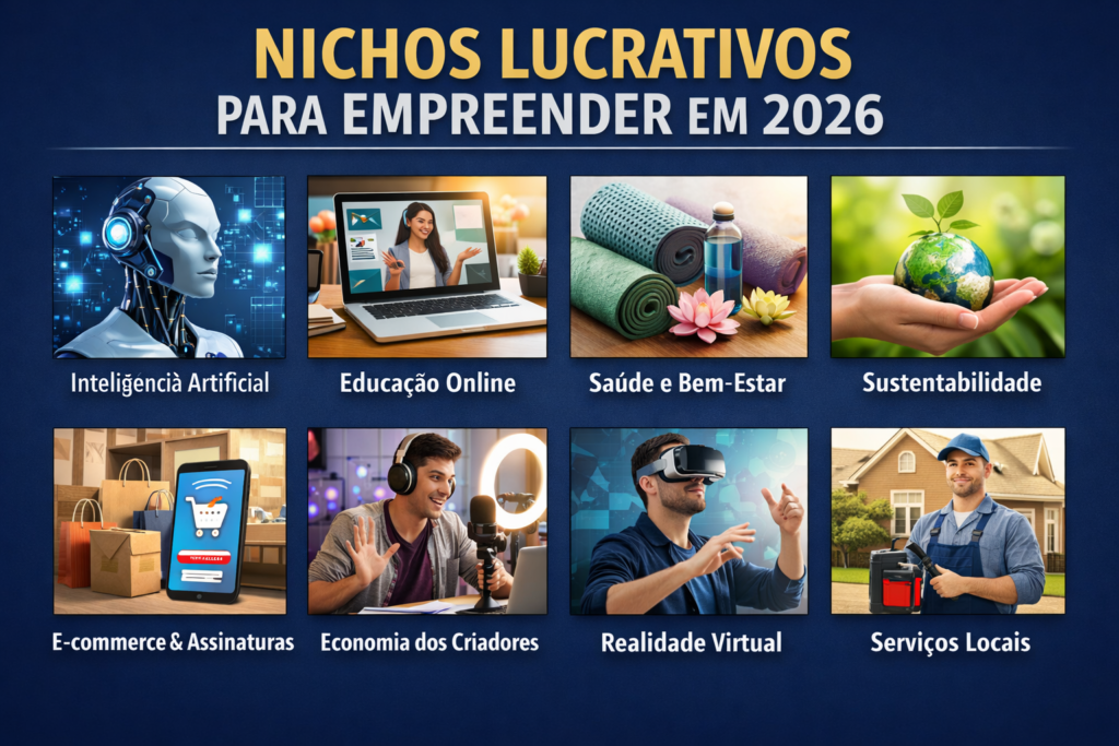nichos mais lucrativos para empreender em 2026