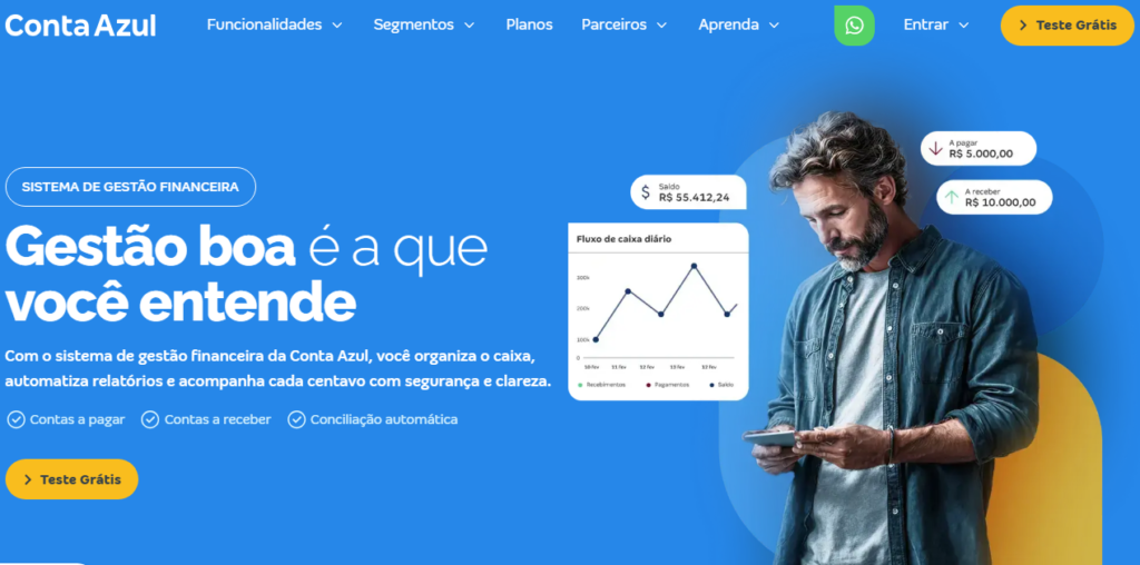 ContaAzul (Financeiro + ERP leve)